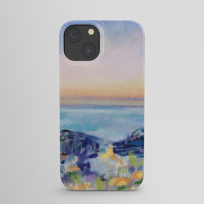 Jetty With Flowers iPhone Case