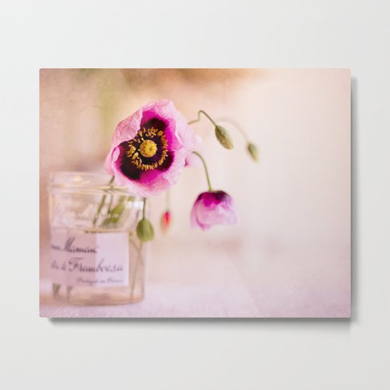Pink Poppies Metal Print