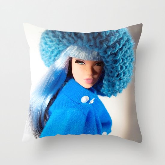 Modular Hues Throw Pillow