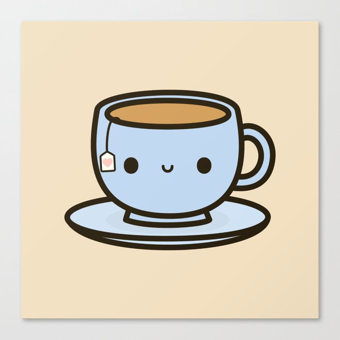 Cute Cup Of Tea Canvas Print By Peppermintpopuk Society6 750x1000 cute coffee cup iphone cases amp skins by rachelanna redbubble. cute cup of tea canvas print by peppermintpopuk
