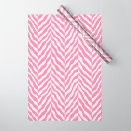 Pink Abstract Zebra chevron pattern. Digital animal print Illustration Background. Wrapping Paper