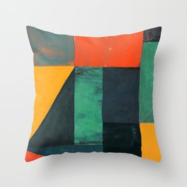 Rooms and walls Throw Pillow