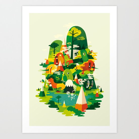 Picking Berries at Pihtipudas Art Print