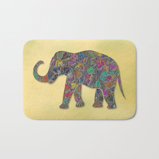 Animal Mosaic - The Elephant Bath Mat