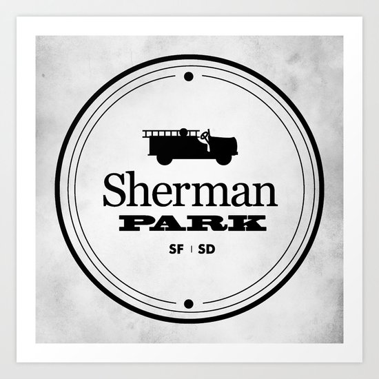 Sherman Park Art Print