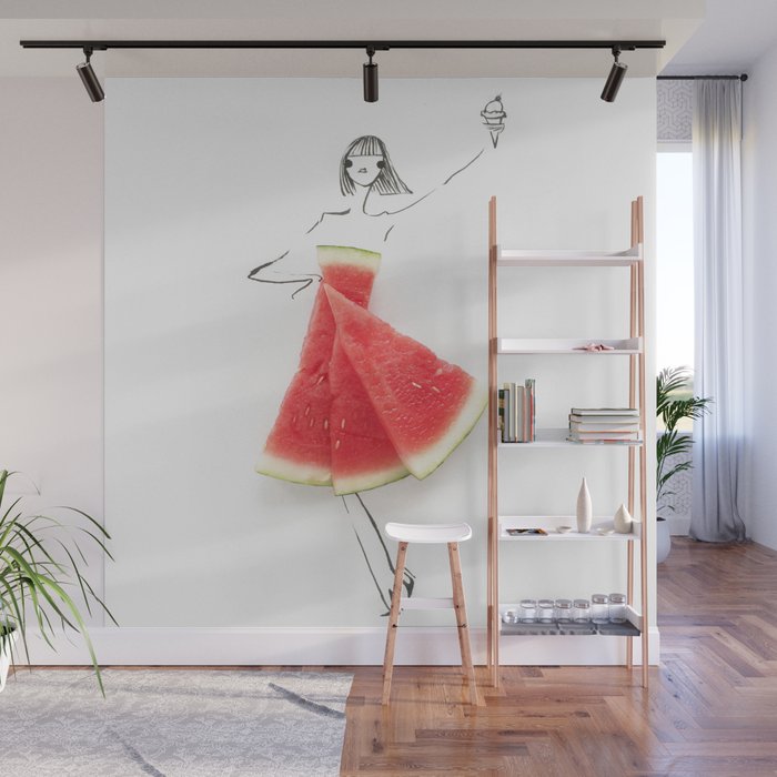 Edible Ensembles: Watermelon Wall Mural