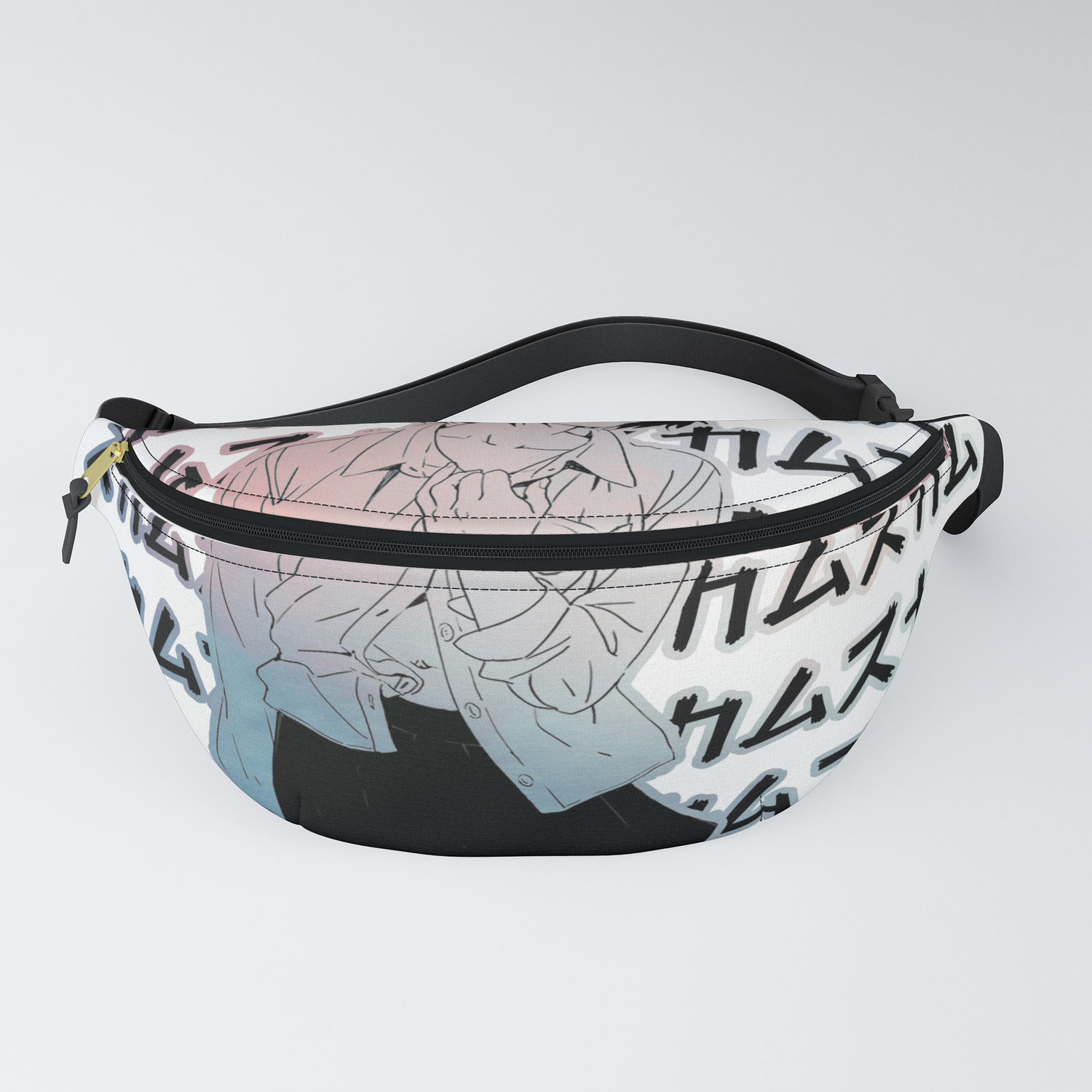 Scum Sad Japanese Anime Aesthetic Fanny Pack By Poser Boy Society6