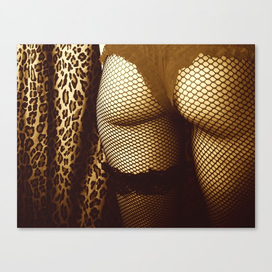 Booty Cheeks Canvas Print