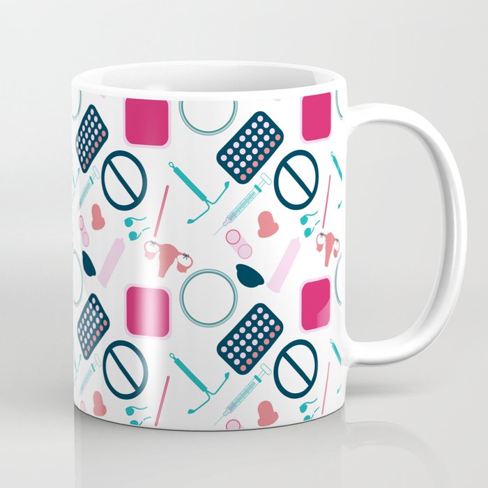 Contraception Pattern Coffee Mug