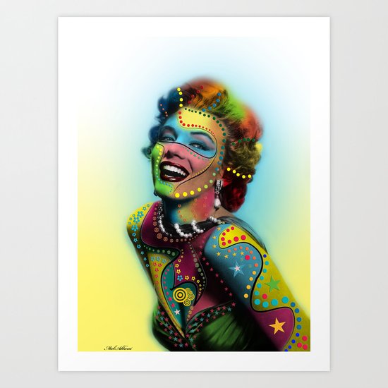 marilyn monroe Art Print