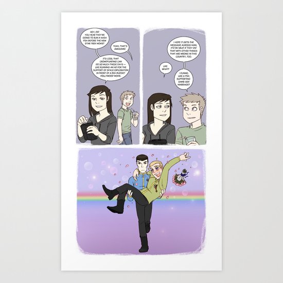New Frontiers - Full Comic Art Print