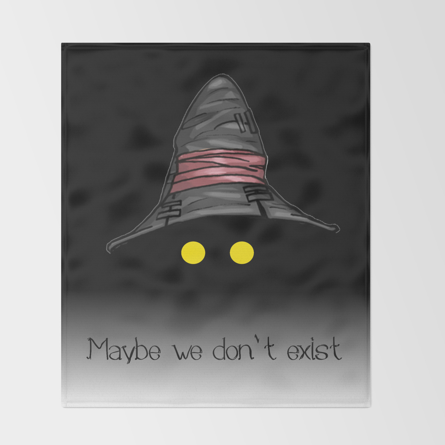 Maybe We Don T Exist Vivi Final Fantasy Ix Throw Blanket By Dsavage94 Society6