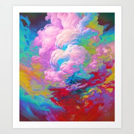 Colorful Hell Art Print