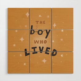 The Boy Who Lived Wood Wall Art