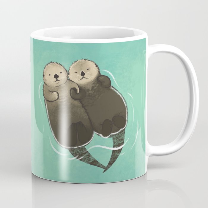 Significant Otters - Otters Holding Hands Coffee Mug