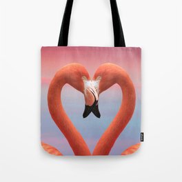 I Heart Flamingos Tote Bag