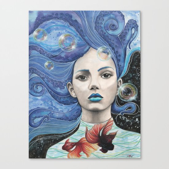 Galaxsea Canvas Print