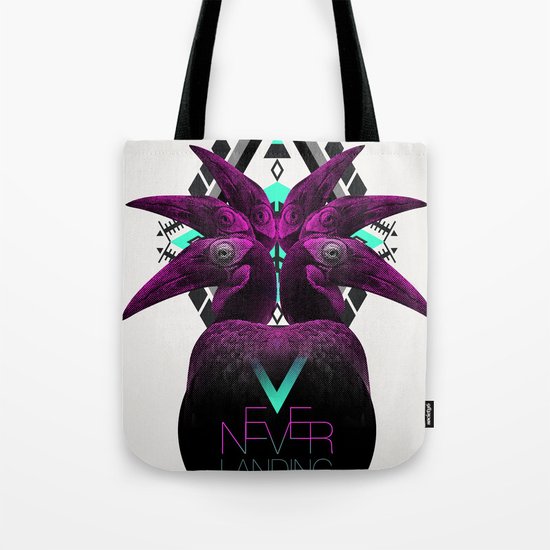 ::Never Landing:: Tote Bag