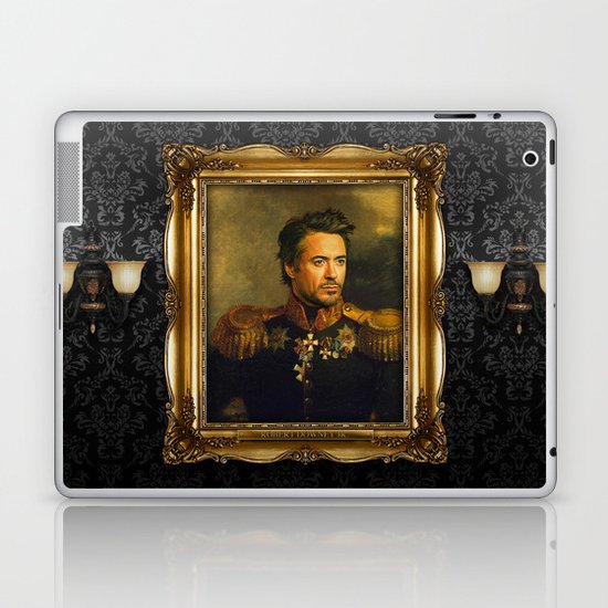 Robert Downey Jr. - replaceface Laptop & iPad Skin