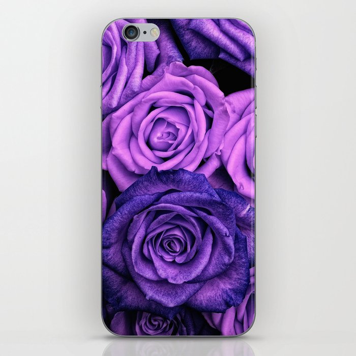 Purple Roses iPhone Skin