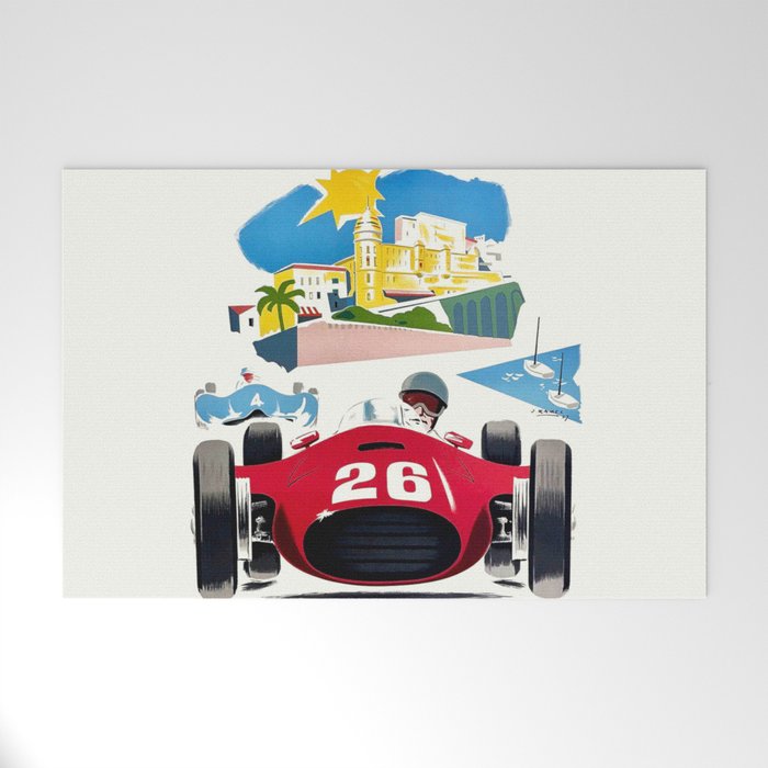 Classic Grand Prix Poster Welcome Mat