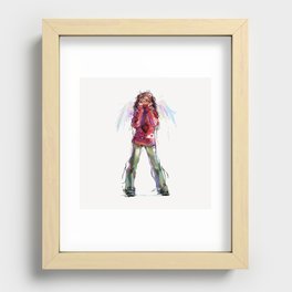 Cool Angel Recessed Framed Print