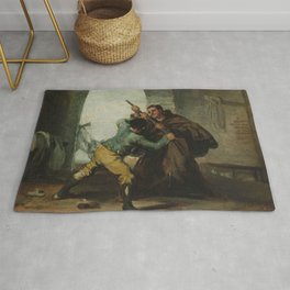 Francisco de Goya - Friar Pedro Wrests the Gun from El Maragato Rug