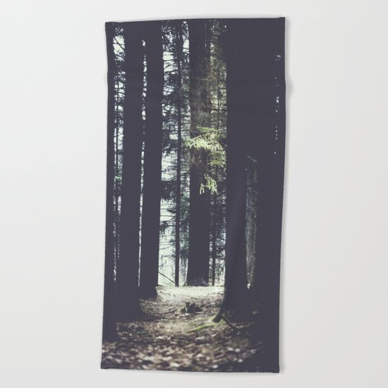 She will guide you Beach Towel