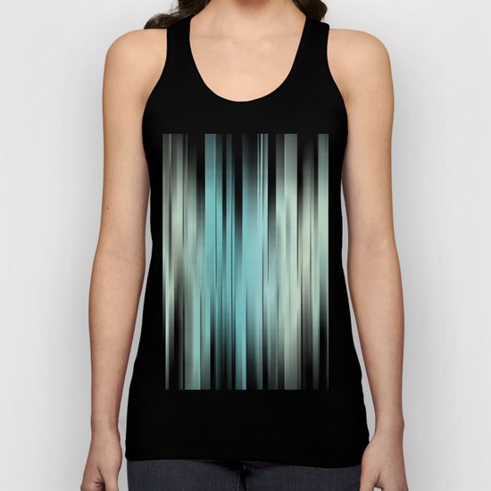 Blue And Green Abstract Unisex Tank Top