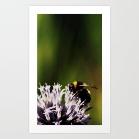 In the green light Art Print