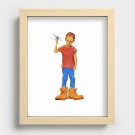 I don't want to grow up. Recessed Framed Print
