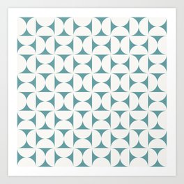 Patterned Geometric Shapes XXXVII Art Print