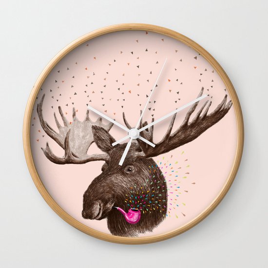 Moose III Wall Clock