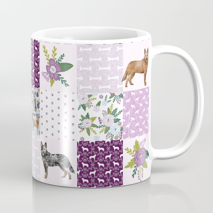 Australian Cattle Dog cheater quilt pattern dog lovers by pet friendly Coffee Mug
