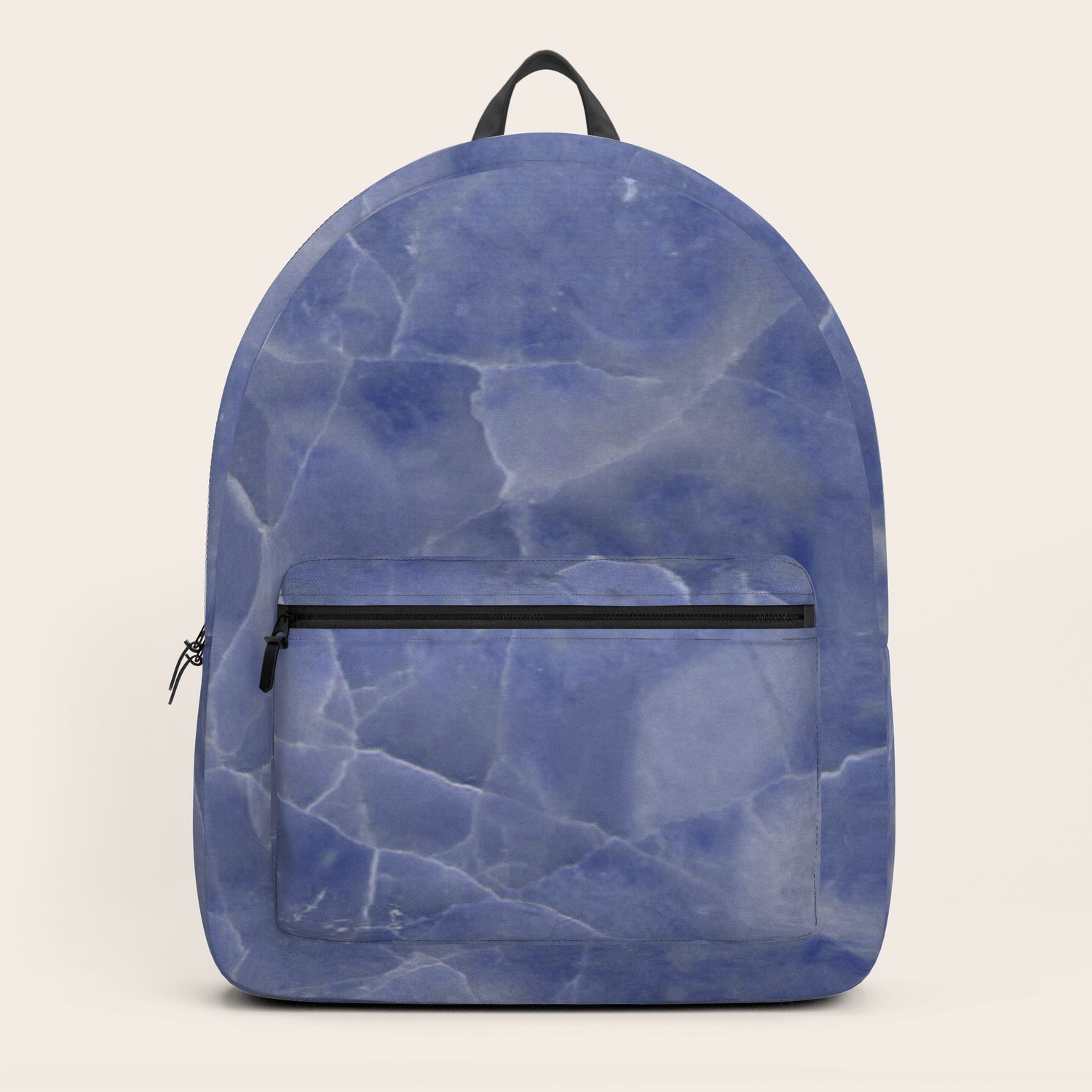 blue marble backpack