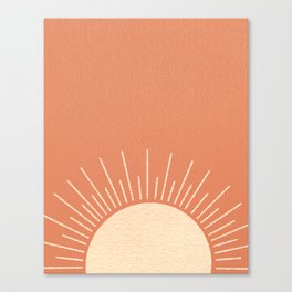 Sunrise pink Canvas Print