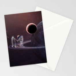 Love on saturn. Stationery Card