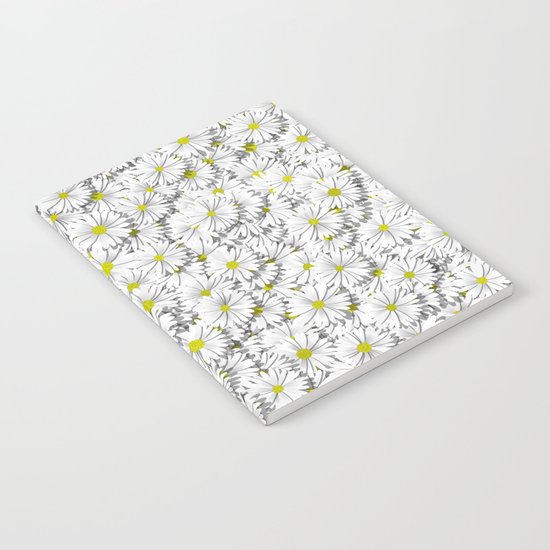 white daisy flowers Notebook