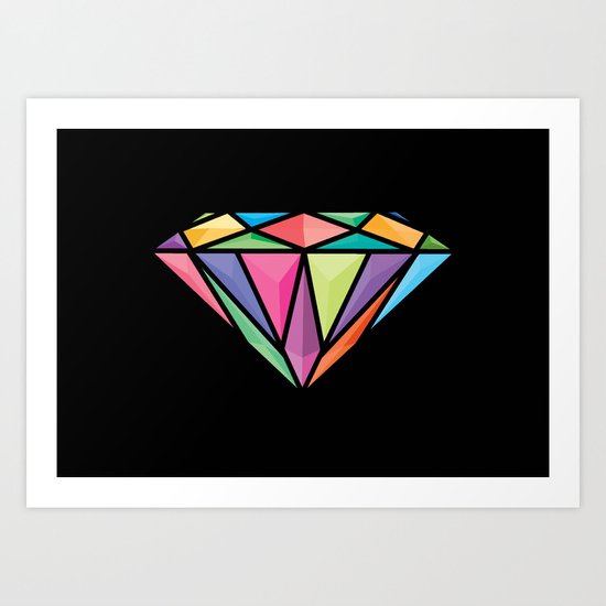 Diemond Art Print