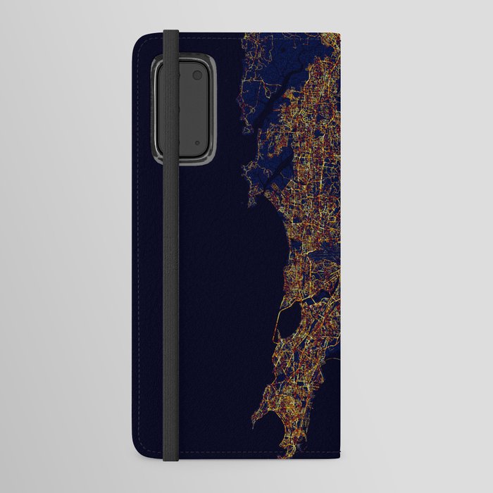 Mumbai, India Map  - City At Night Android Wallet Case