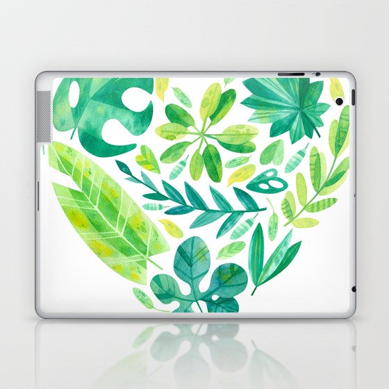 loves pattern /leafes junle pattern Laptop & iPad Skin