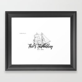 Thor's Shipbuilding Framed Art Print