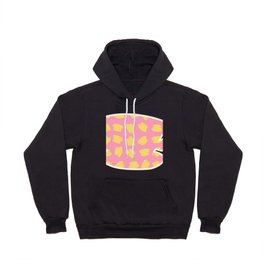 Lukes Yellow Coffee Cup Pattern in Pink Hoody