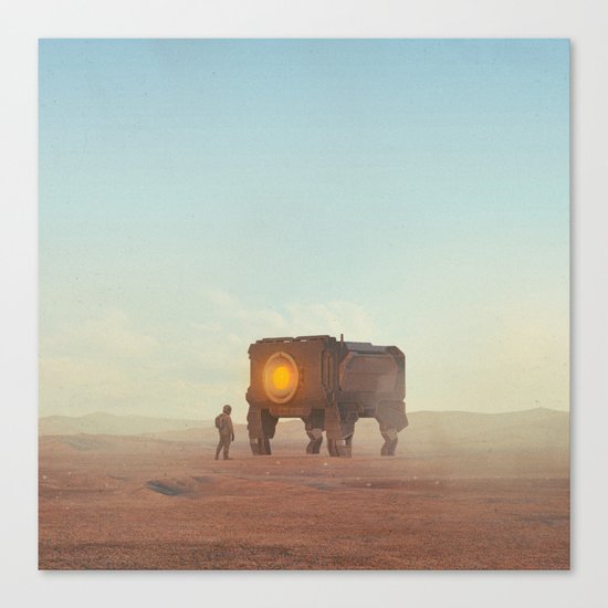OLD FRIEND (everyday 12.20.15) Canvas Print