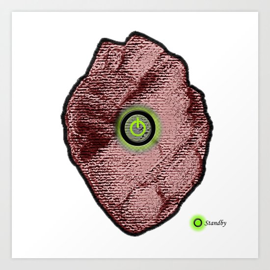 Power On Art Print