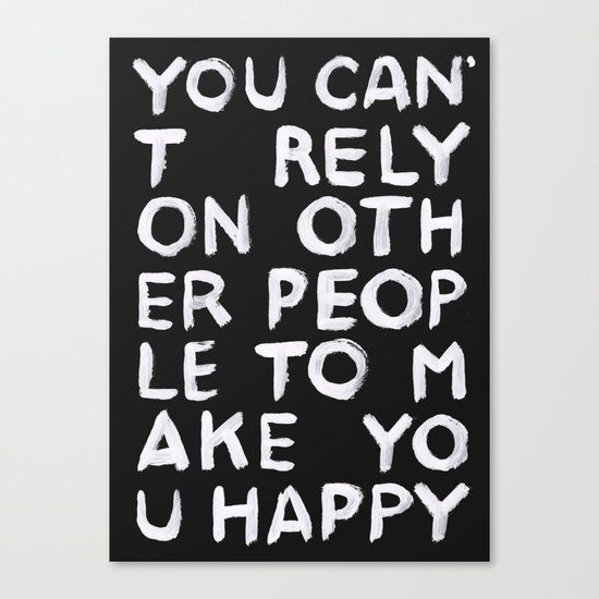 Rely Canvas Print