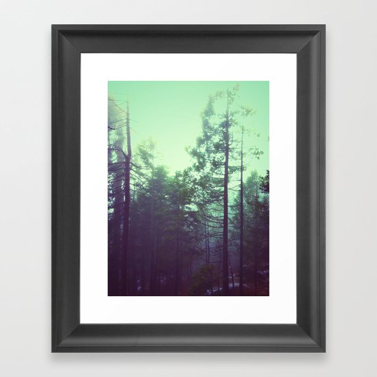 Woods Framed Art Print by sarahbolland | Society6