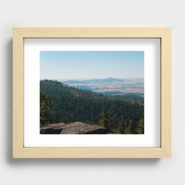 Moscow Mountain Recessed Framed Print