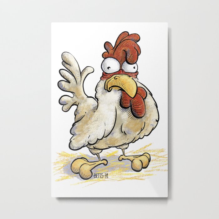 rooster Metal Print