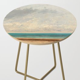 Calm Sea, 1866 by Gustave Courbet Side Table